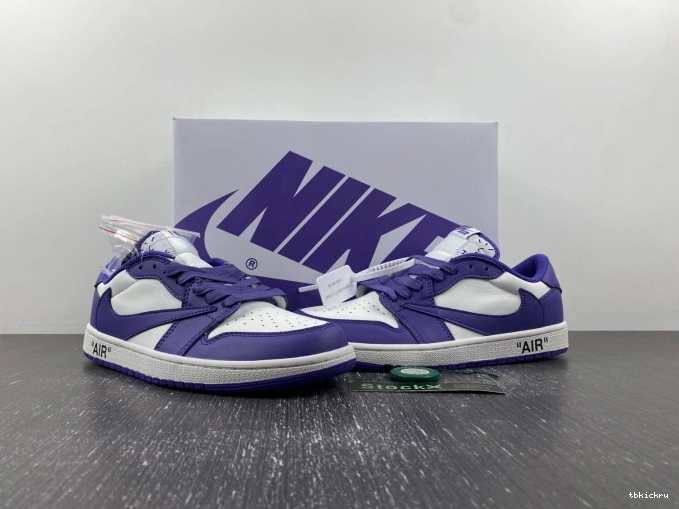 Reps TBK CUSTOM SCOTT X X 1 TRAVIS DM7890-386 AIR JORDAN OFF-WHITE 0725